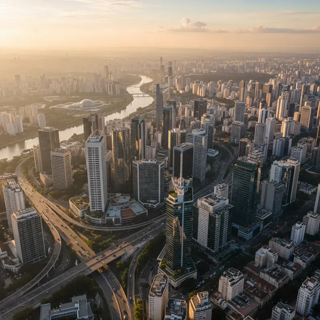 Vista aérea de São Paulo